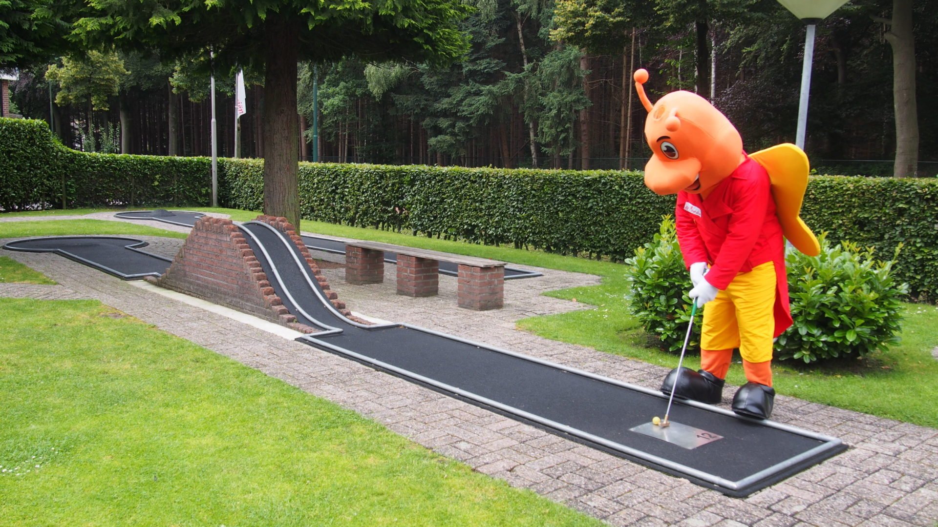 Midgetgolf bij De Financiën de Financiën pannenkoekenrestaurant